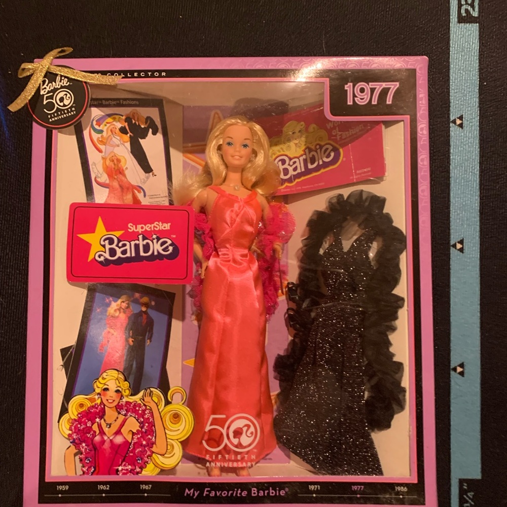 Barbie 50th Anniversary Doll 1977 Superstar Barbie
